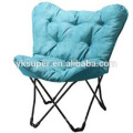 Wholesale lazy armless camp chair/butterfly chair frame
